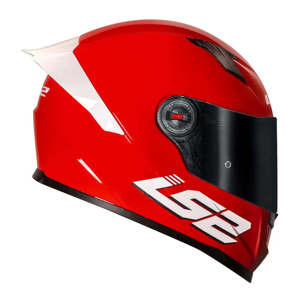LS2 FF358 Classic S Monocolor Vermelho